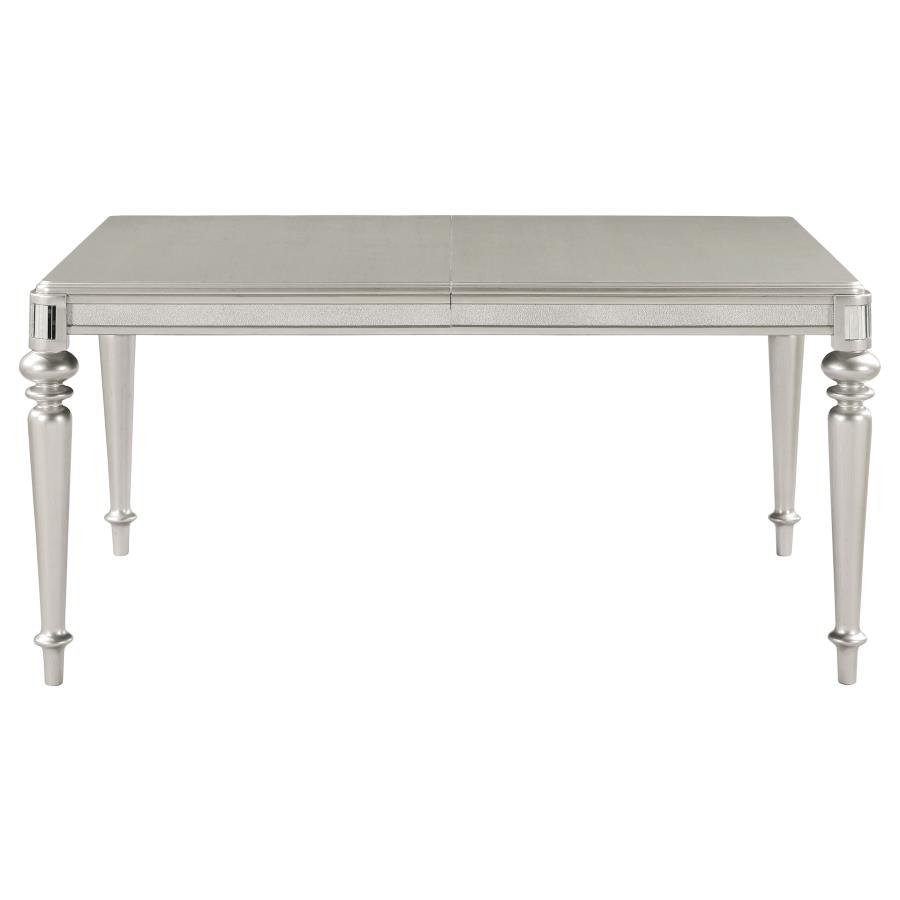 (image for) Bling Game 86-inch Extension Dining Table Metallic Platinum