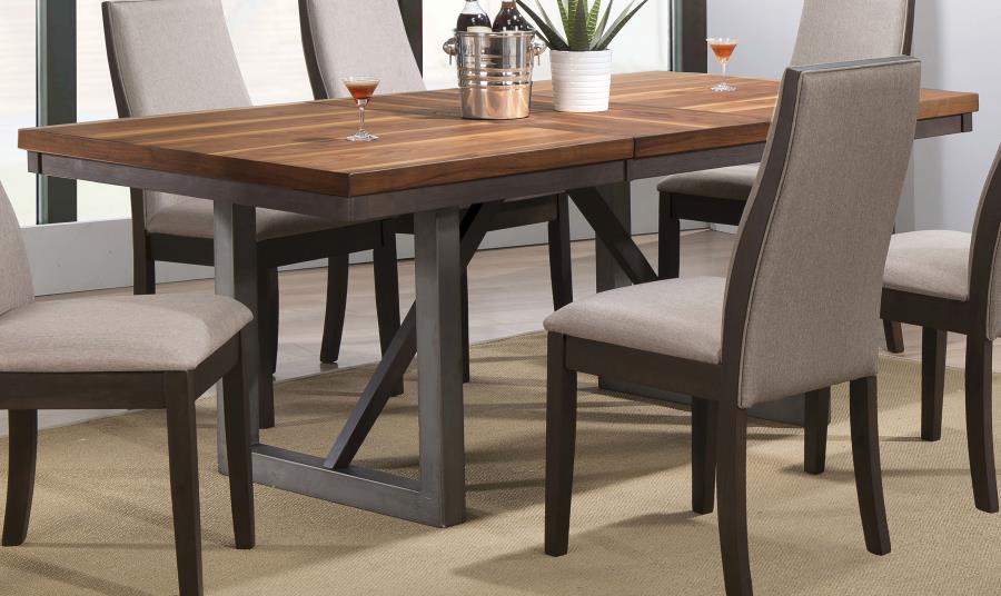 (image for) Spring Creek 77-inch Extension Dining Table Natural Walnut