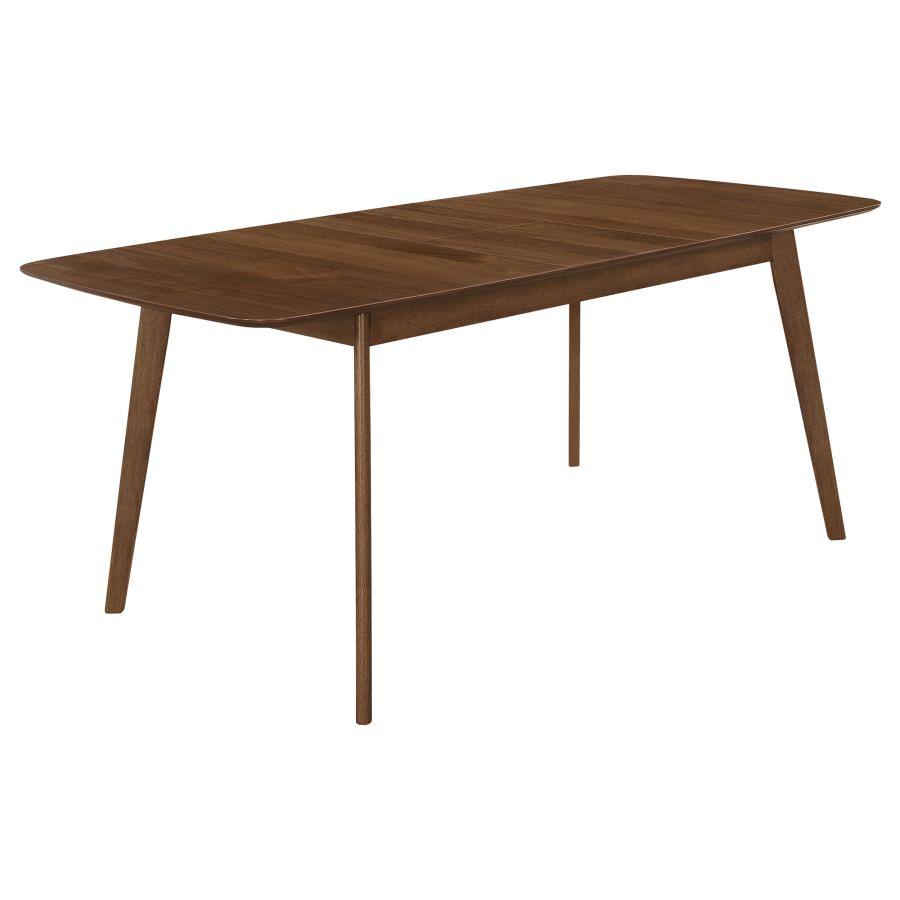 (image for) Redbridge 75-inch Extension Leaf Dining Table Natural Walnut - Click Image to Close