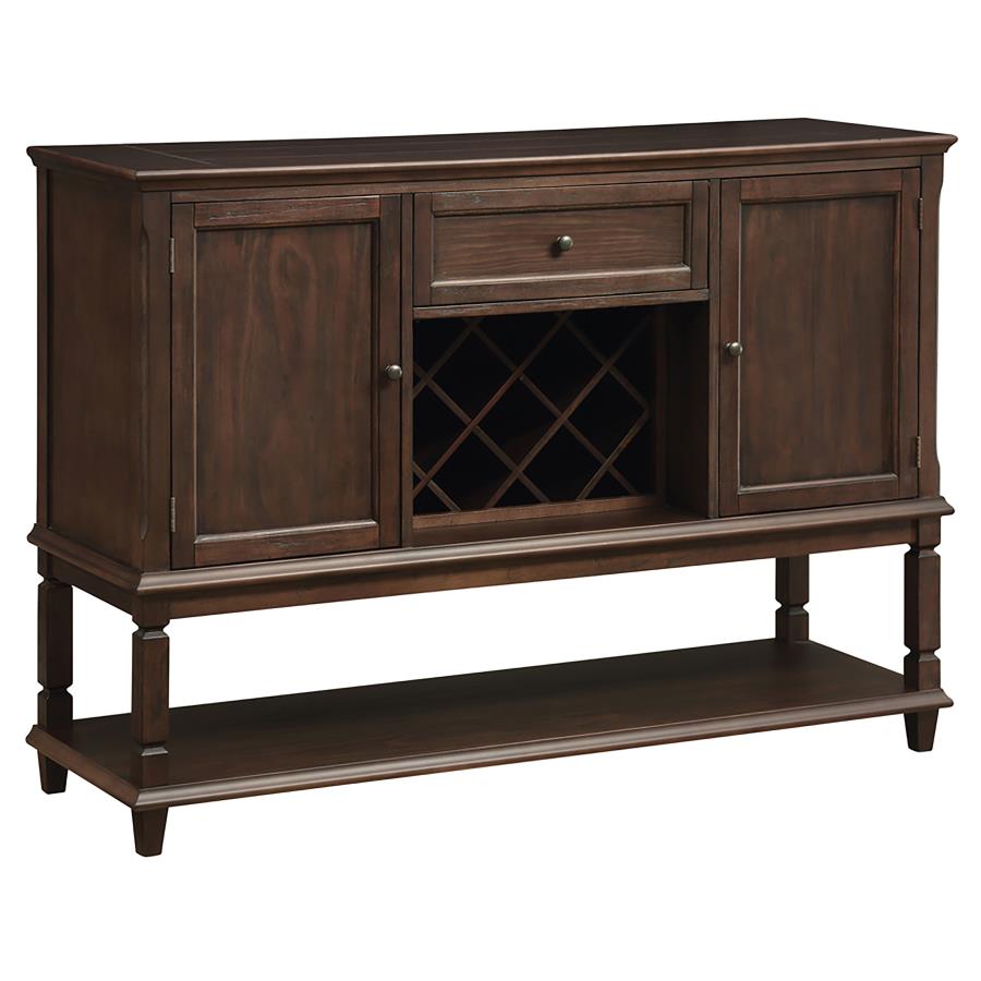 (image for) Parkins 2-door Sideboard Buffet Cabinet Rustic Espresso - Click Image to Close