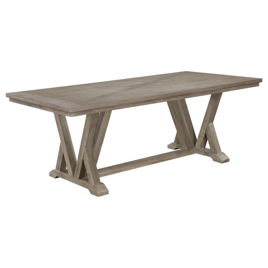 (image for) Cornelia Rectangular 82-inch Dining Table Coastal Grey