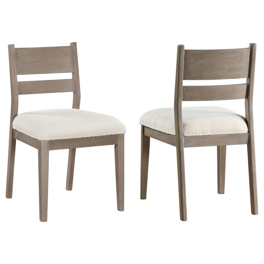 (image for) Cornelia Wood Dining Side Chair Coastal Grey (Set of 2) - Click Image to Close