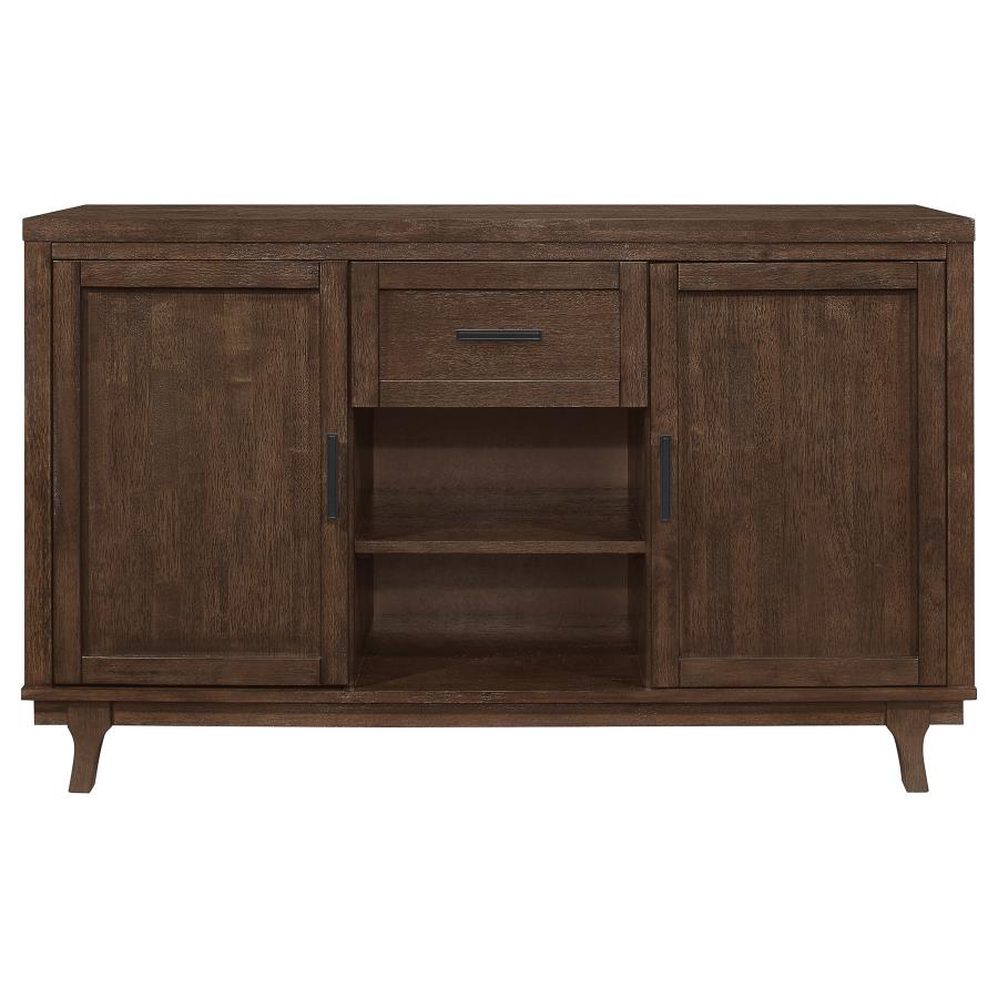 (image for) Reynolds 2-door Sideboard Buffet Storage Cabinet Brown Oak