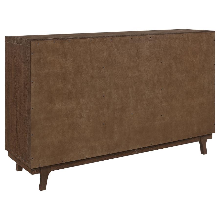 (image for) Reynolds 2-door Sideboard Buffet Storage Cabinet Brown Oak