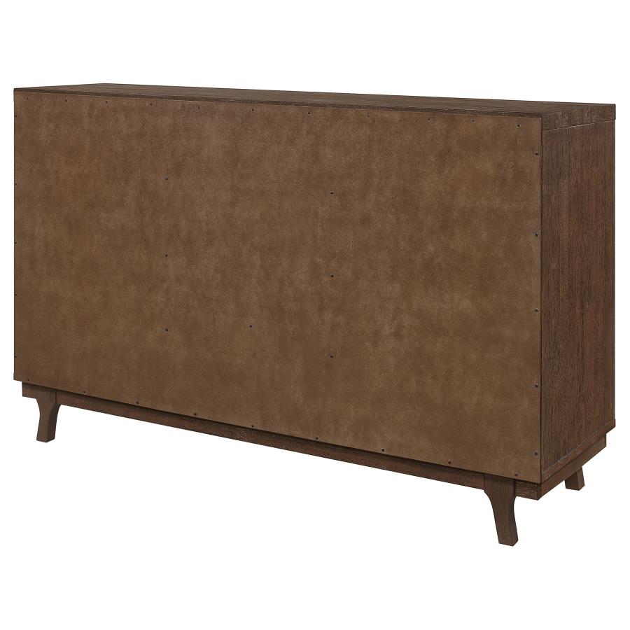 (image for) Reynolds 2-door Sideboard Buffet Storage Cabinet Brown Oak