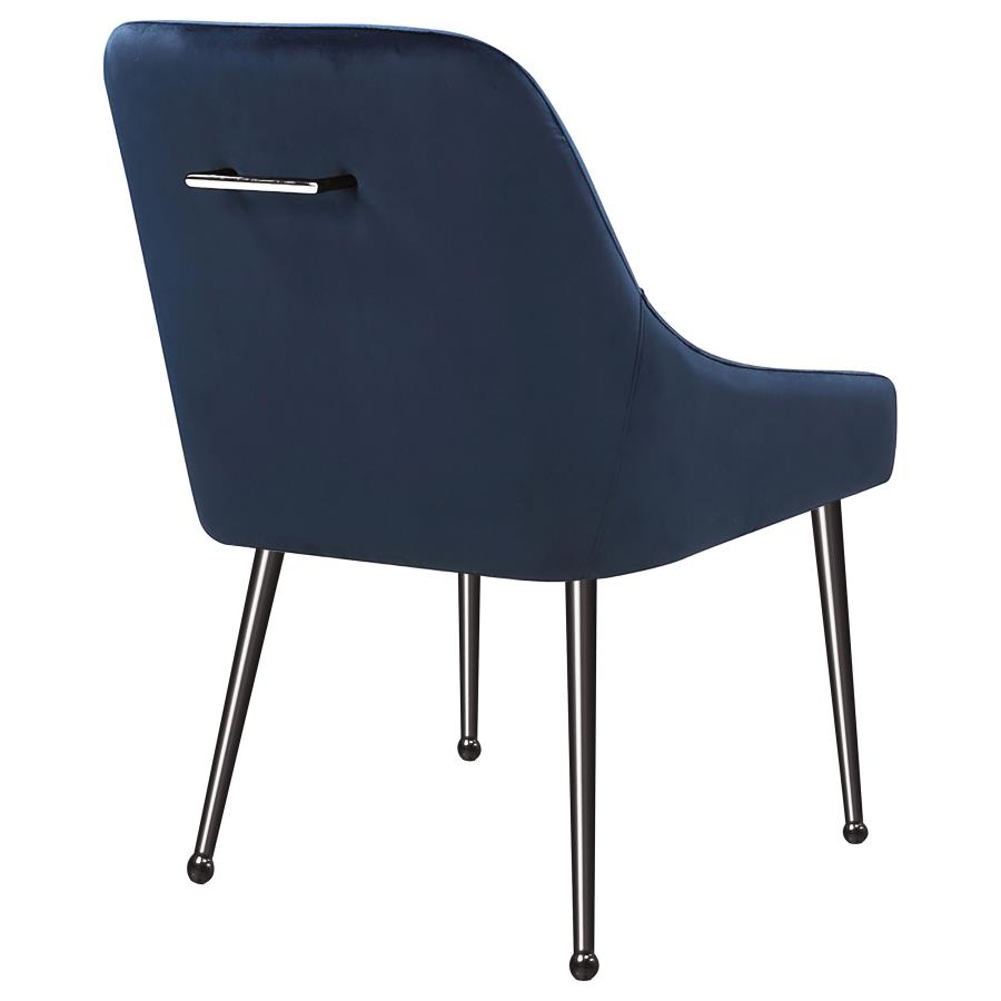 (image for) Mayette Upholstered Dining Side Chair Blue (Set of 2)