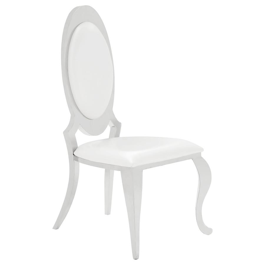 (image for) Anchorage Upholstered Dining Chair Cream White (Set of 2)