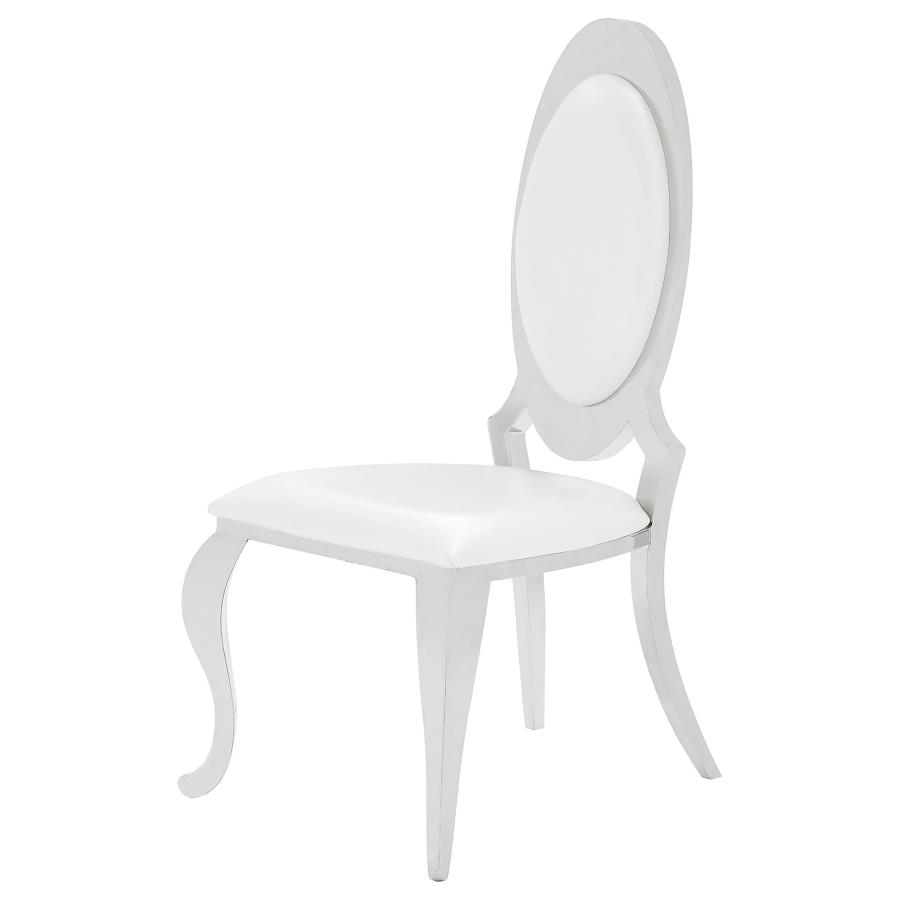 (image for) Anchorage Upholstered Dining Chair Cream White (Set of 2)