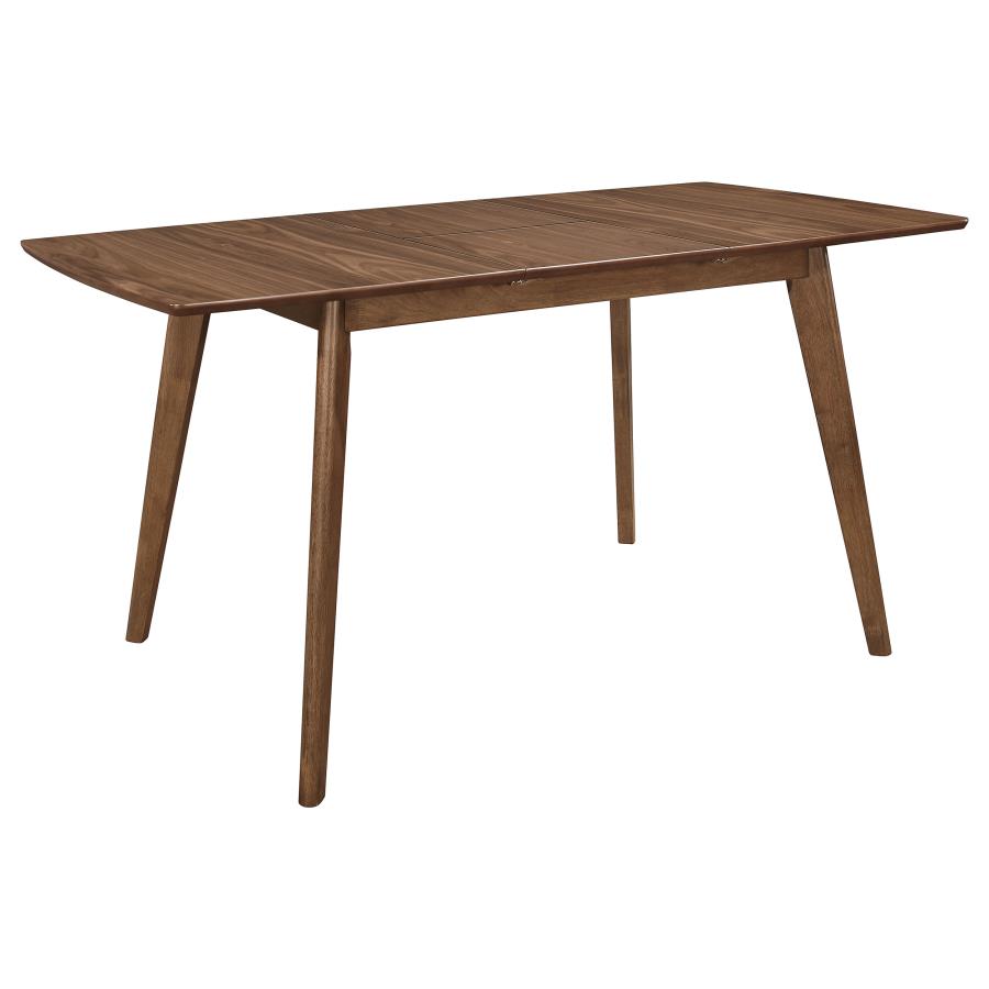 (image for) Alfredo 63-inch Extension Leaf Dining Table Natural Walnut