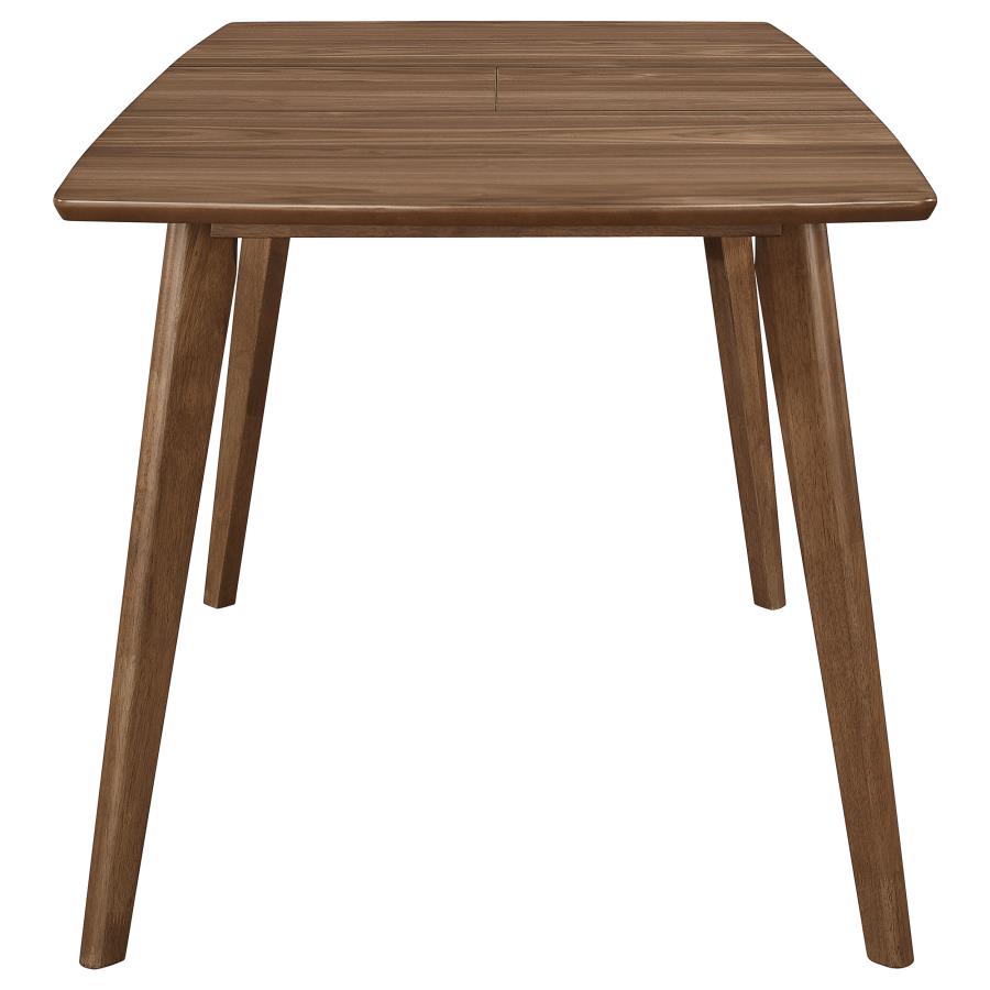 (image for) Alfredo 63-inch Extension Leaf Dining Table Natural Walnut