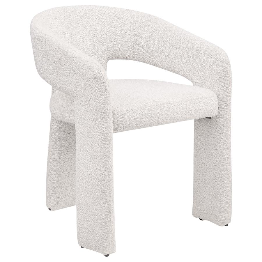 (image for) Eudora Boucle Upholstered Dining Side Chair Cream 