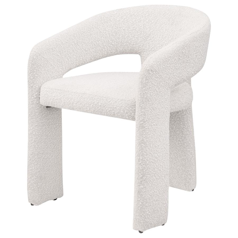 (image for) Eudora Boucle Upholstered Dining Side Chair Cream 