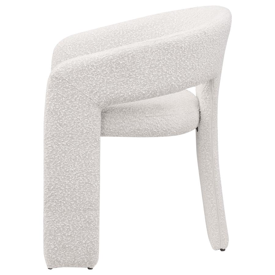 (image for) Eudora Boucle Upholstered Dining Side Chair Cream 