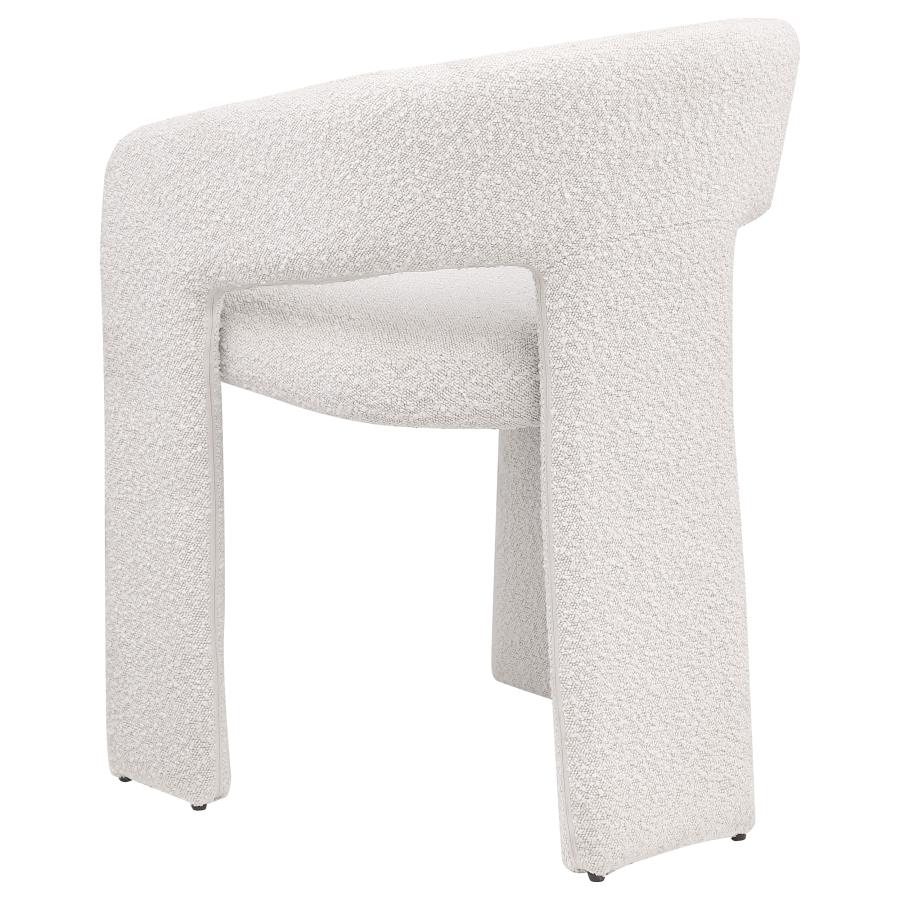 (image for) Eudora Boucle Upholstered Dining Side Chair Cream 