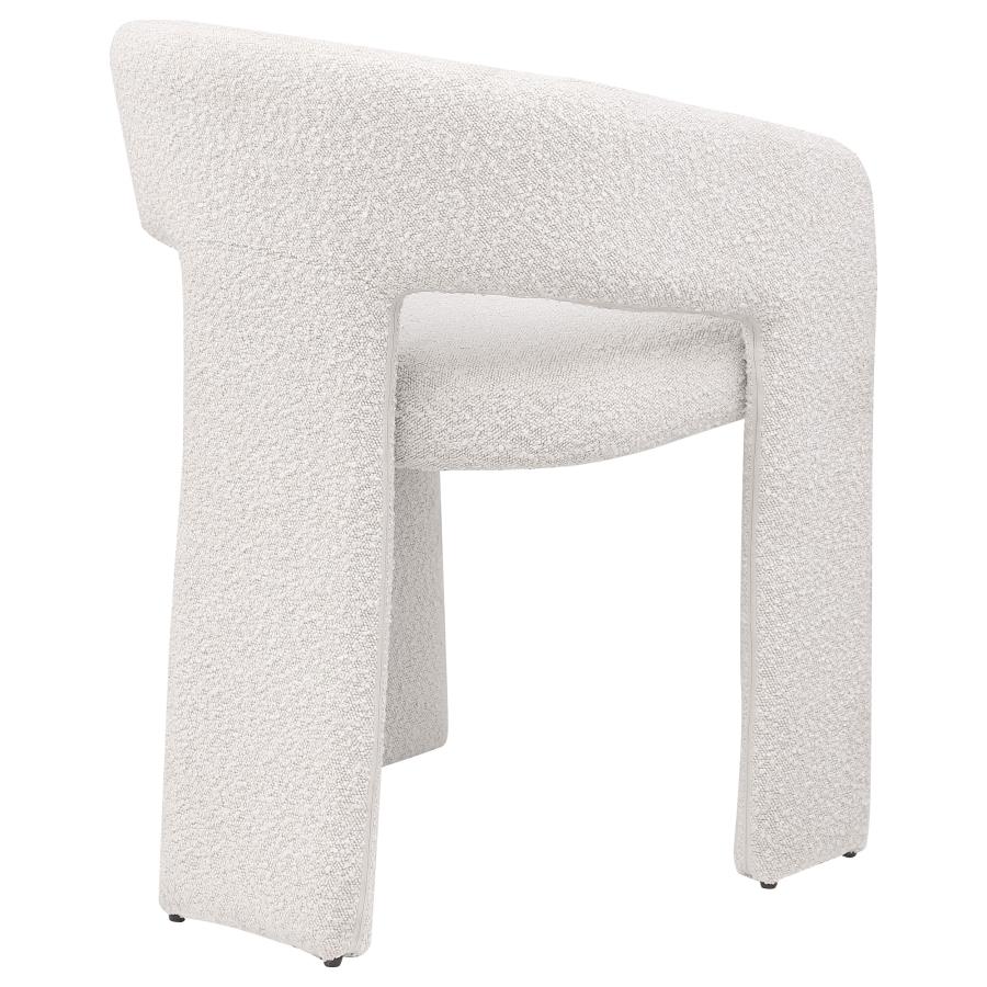 (image for) Eudora Boucle Upholstered Dining Side Chair Cream 