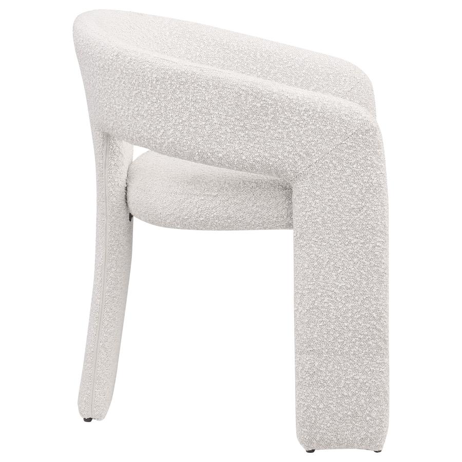 (image for) Eudora Boucle Upholstered Dining Side Chair Cream 