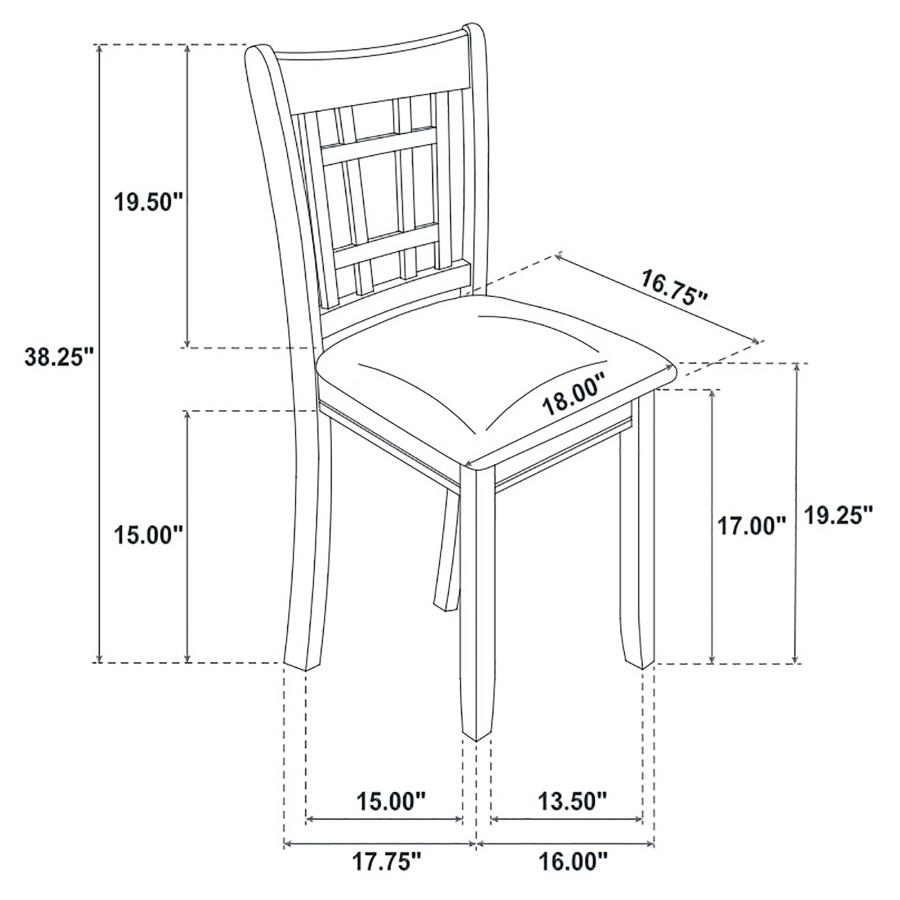 (image for) Lavon 5-piece Oval Extension Leaf Dining Set Medium Grey