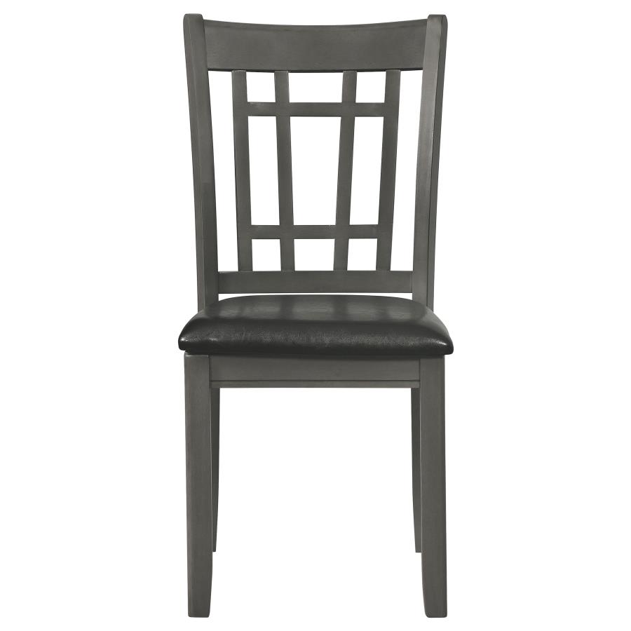 (image for) Lavon Wood Dining Side Chair Medium Grey (Set of 2)