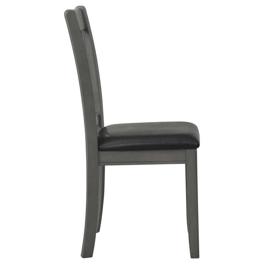 (image for) Lavon Wood Dining Side Chair Medium Grey (Set of 2)