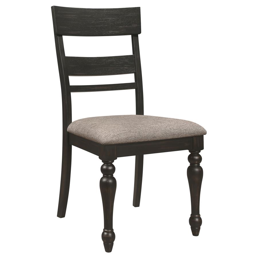 (image for) Bridget Wood Dining Side Chair Charcoal (Set of 2)