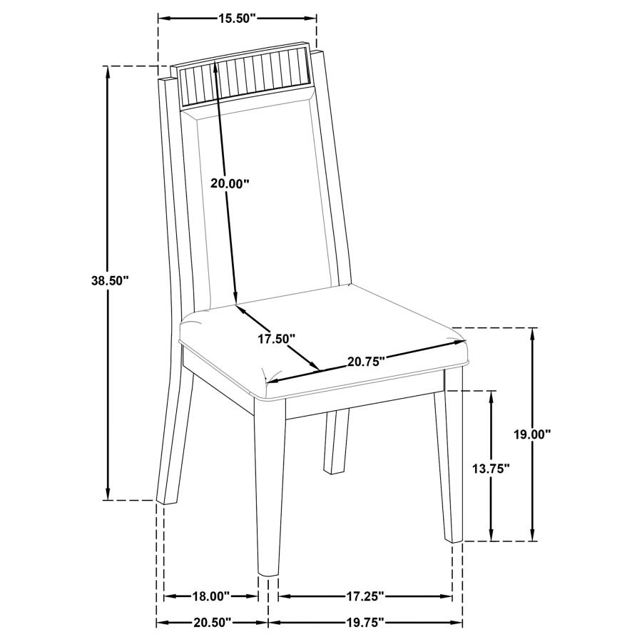 (image for) Brookmead 7-piece Extension Leaf Dining Table Set Black