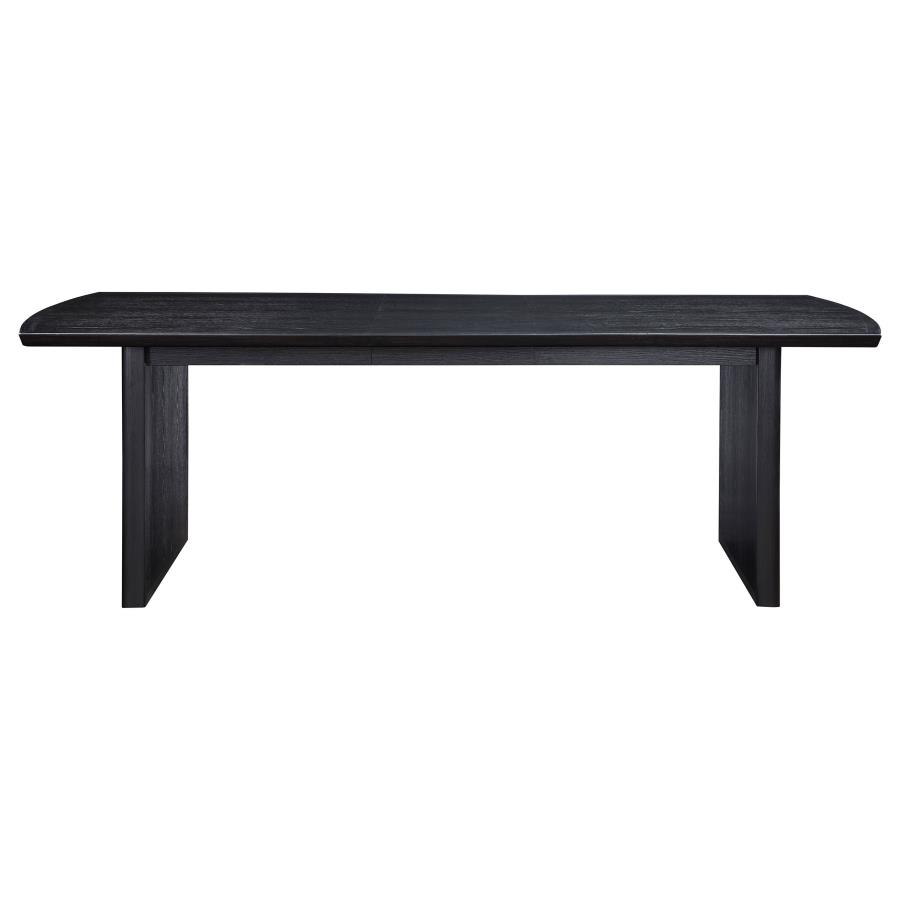 (image for) Brookmead 100-inch Extension Leaf Dining Table Black