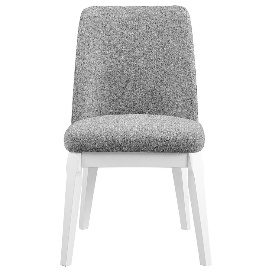 (image for) Carissa Upholstered Dining Side Chair Light Grey (Set of 2)