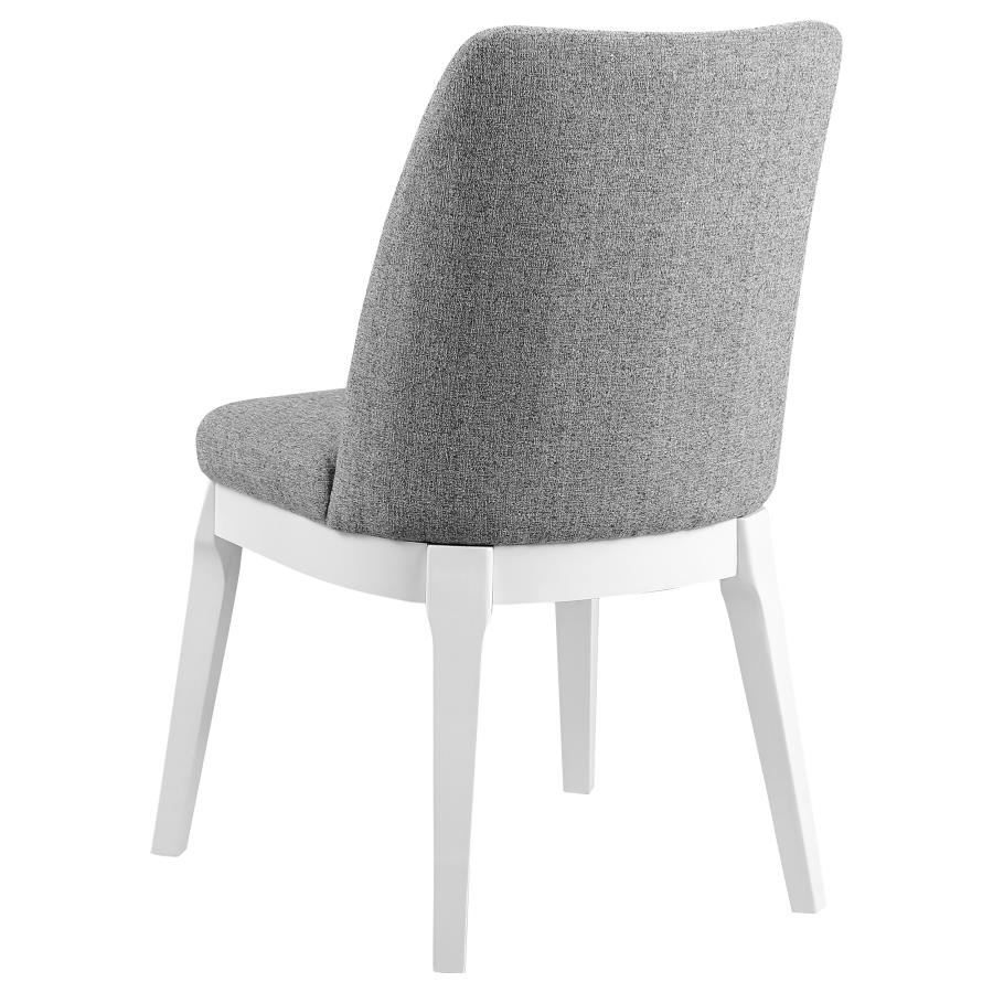 (image for) Carissa Upholstered Dining Side Chair Light Grey (Set of 2)