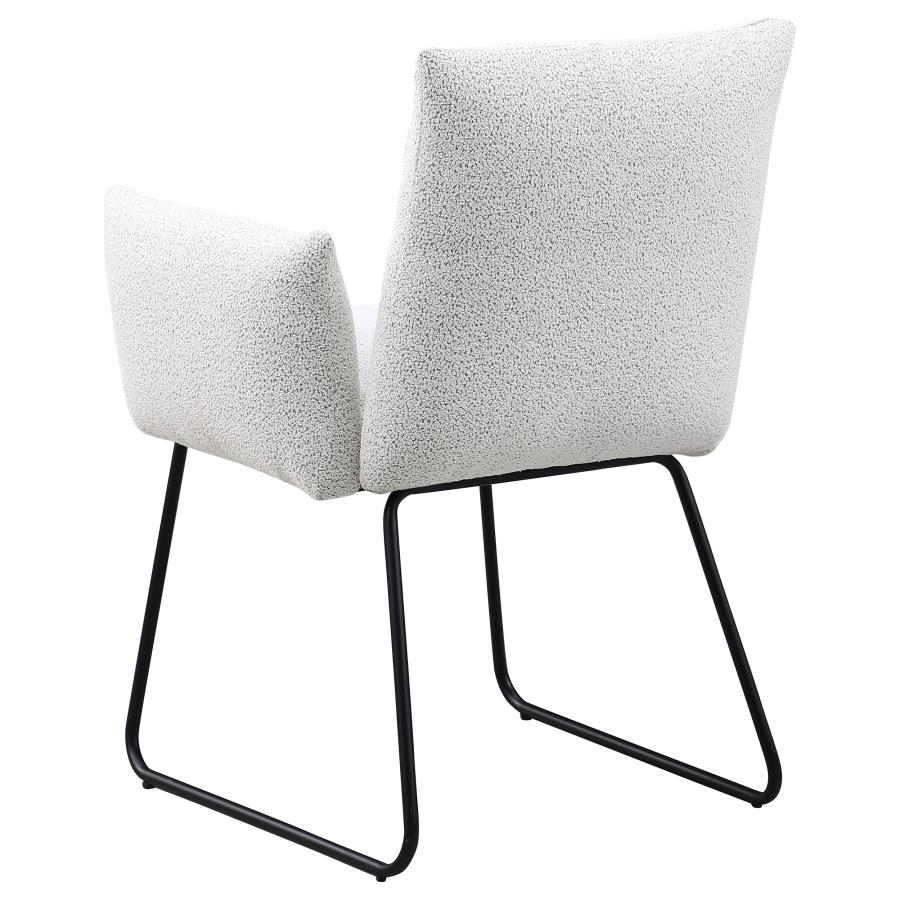 (image for) Ackland Upholstered Dining Side Chair Light Grey (Set of 2)