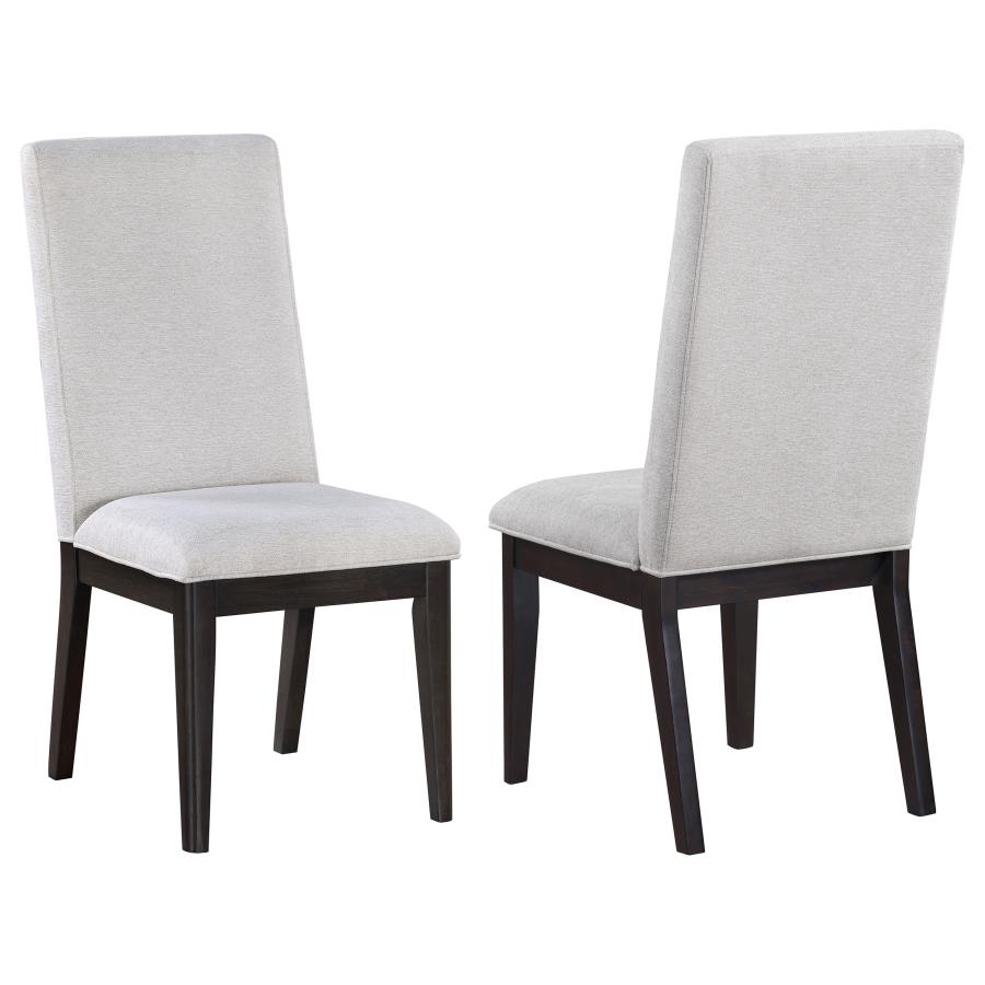 (image for) Hathaway Upholstered Dining Side Chair Cream (Set of 2)