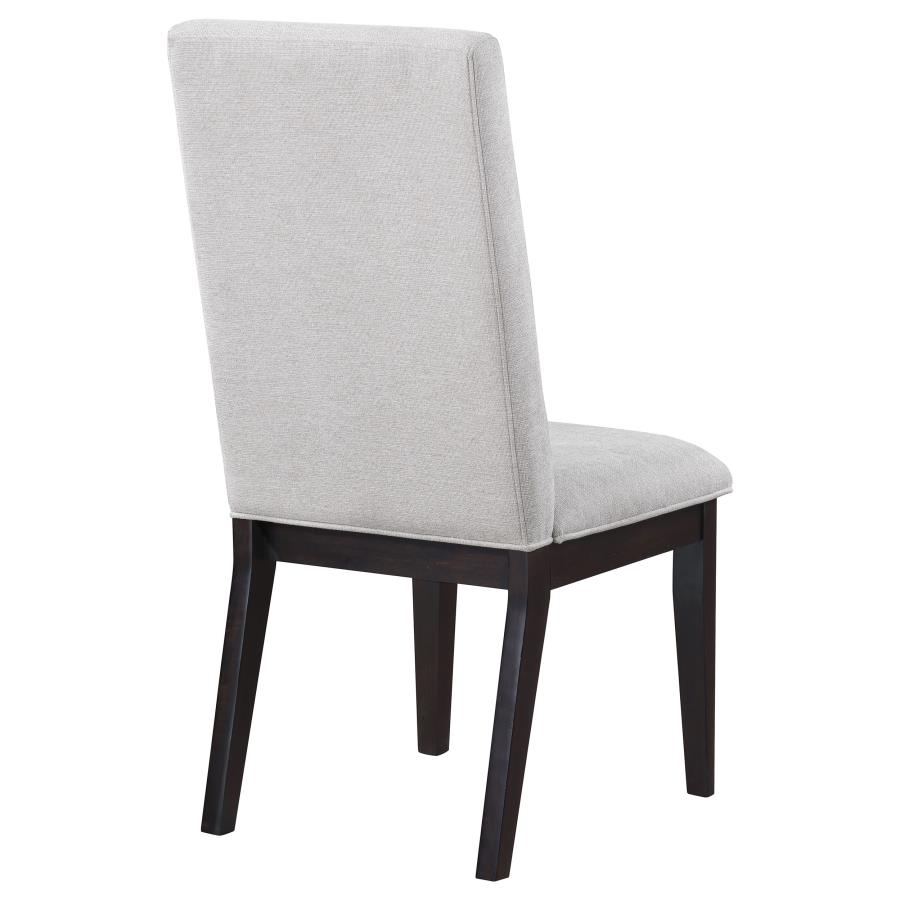 (image for) Hathaway Upholstered Dining Side Chair Cream (Set of 2)