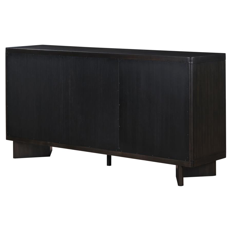 (image for) Hathaway 3-drawer Sideboard Buffet Cabinet Acacia Brown