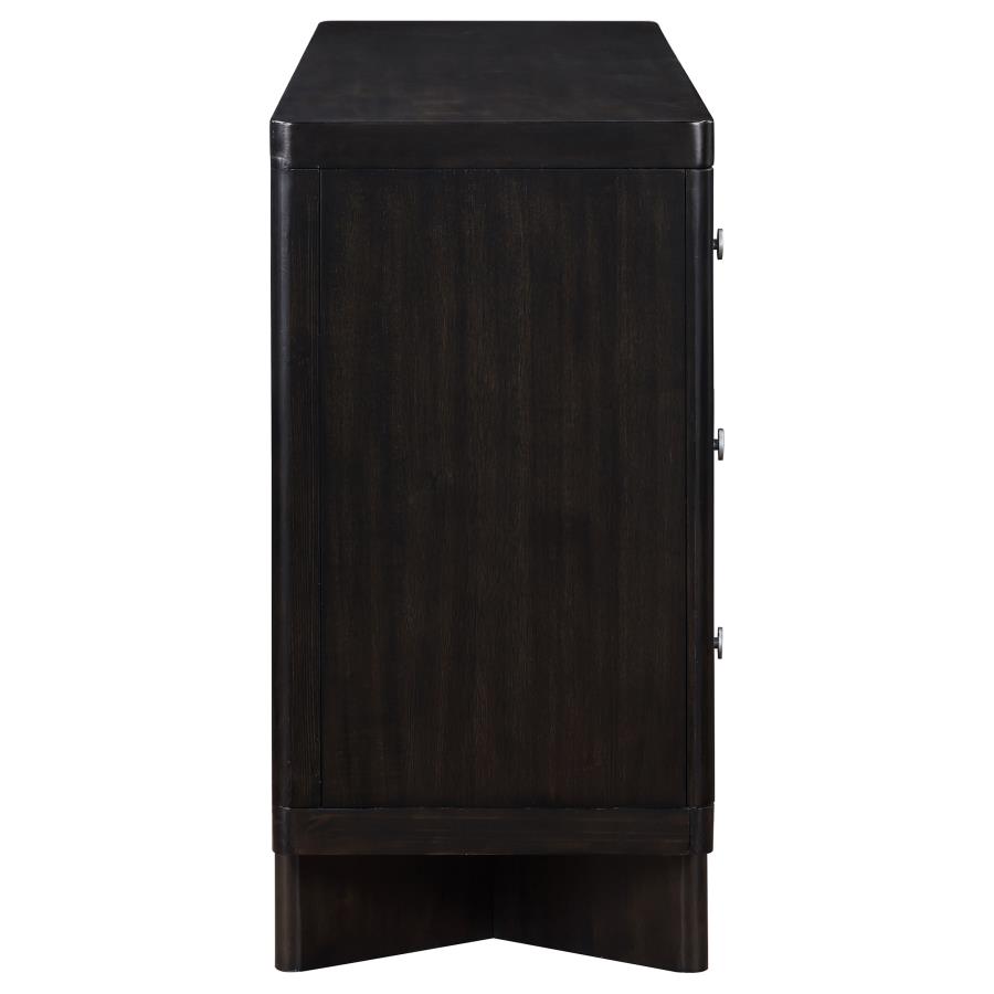 (image for) Hathaway 3-drawer Sideboard Buffet Cabinet Acacia Brown