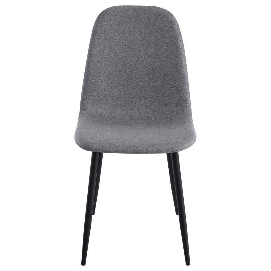 (image for) Dennison Upholstered Dining Side Chair Grey (Set of 4)