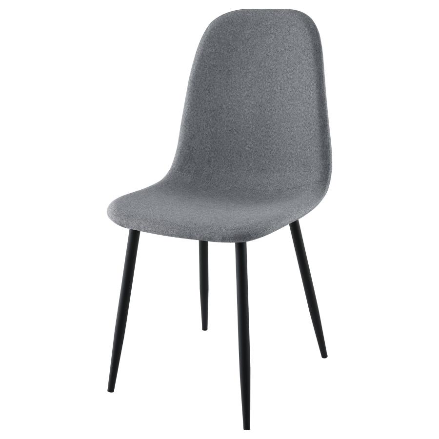 (image for) Dennison Upholstered Dining Side Chair Grey (Set of 4)