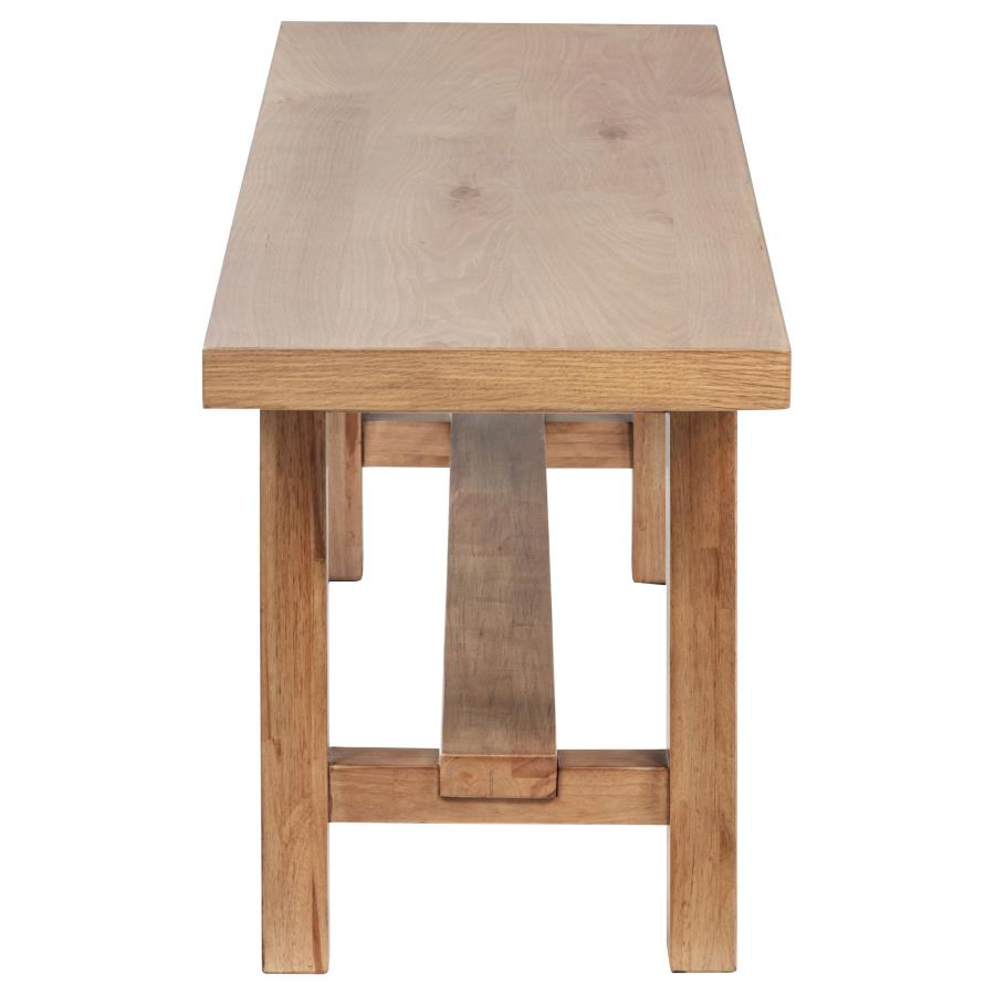 Middleton 6-piece Extension Leaf Dining Set Brown and Beige