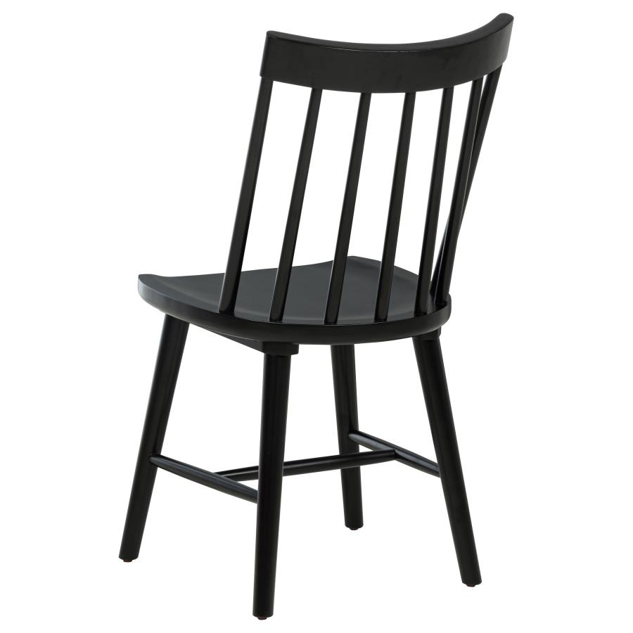 Middleton 6-piece Extension Leaf Dining Set Brown and Black