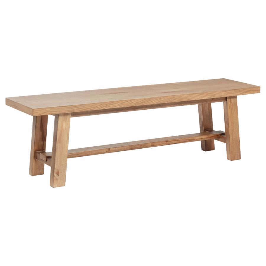 Middleton 6-piece Extension Leaf Dining Set Natural Brown