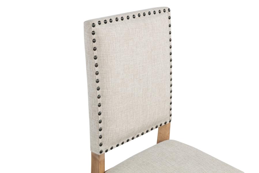 Middleton Upholstered Dining Side Chair Beige (Set of 2)