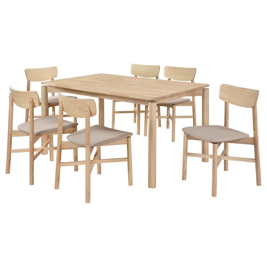 (image for) Parkridge 7-piece 59-inch Wood Dining Set White Washed