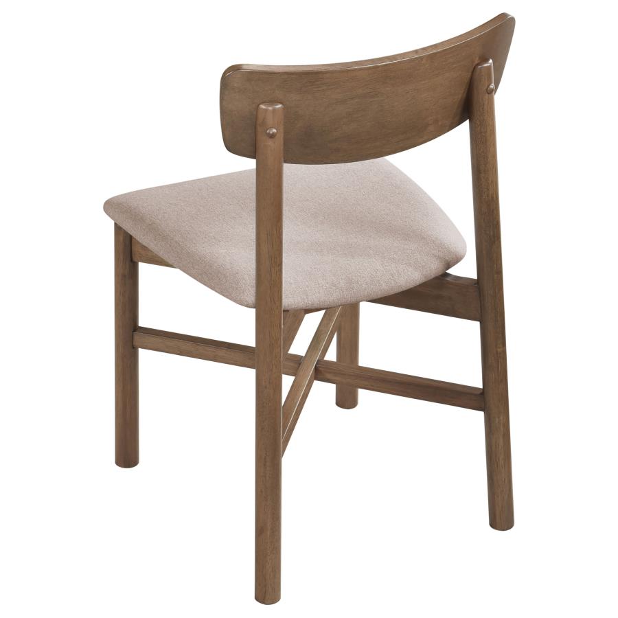 (image for) Parkridge Dining Side Chair Natural Walnut (Set of 2)