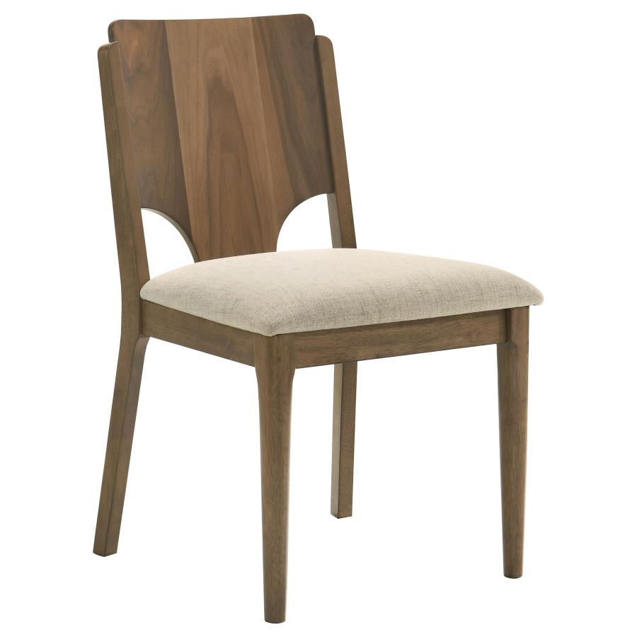 (image for) Biltmore Dining Chair Upholstered Seat Walnut (Set of 2)