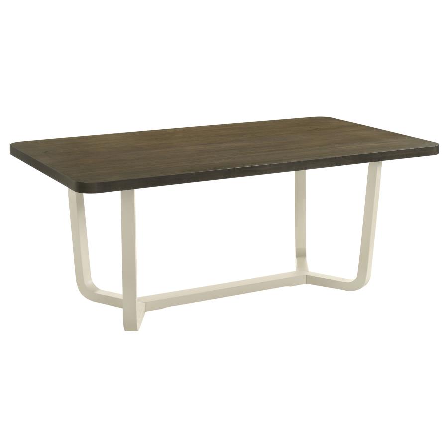 (image for) Biloxi 71-inch Rectangular Wood Dining Table Greyish Brown - Click Image to Close