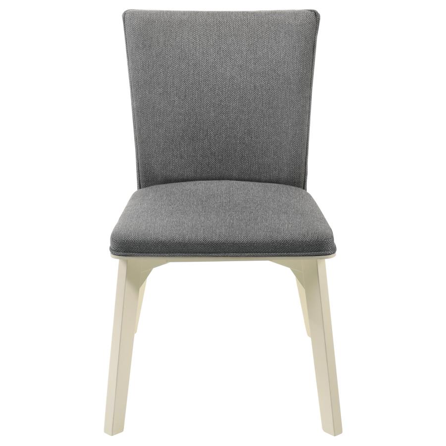 (image for) Biloxi Upholstered Dining Side Chair Grey (Set of 2)