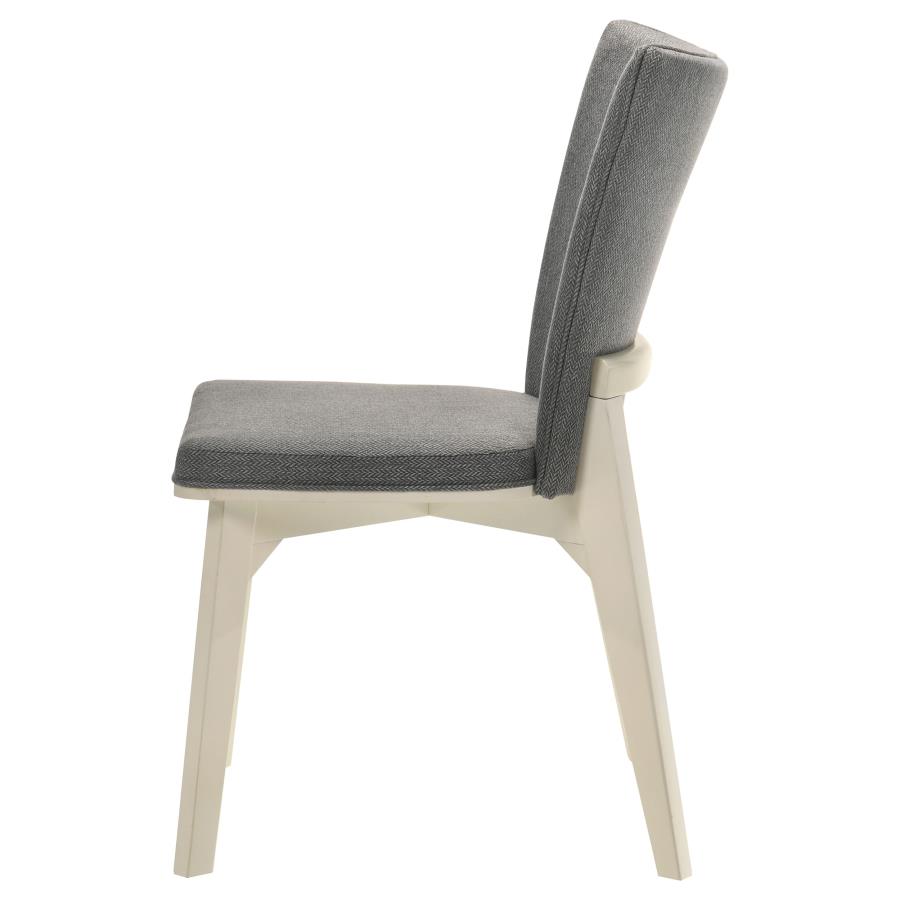 (image for) Biloxi Upholstered Dining Side Chair Grey (Set of 2)