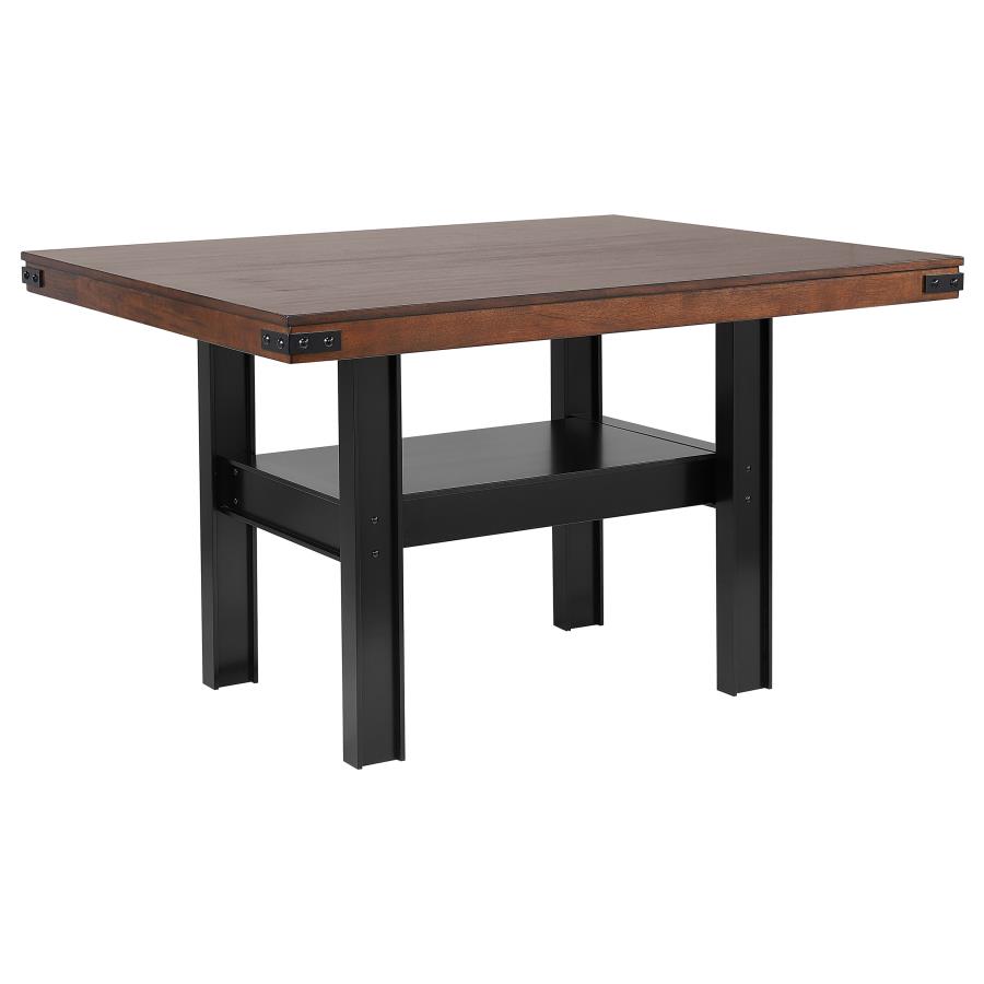 (image for) Patterson 60-inch Counter Height Dining Table Mango Oak - Click Image to Close