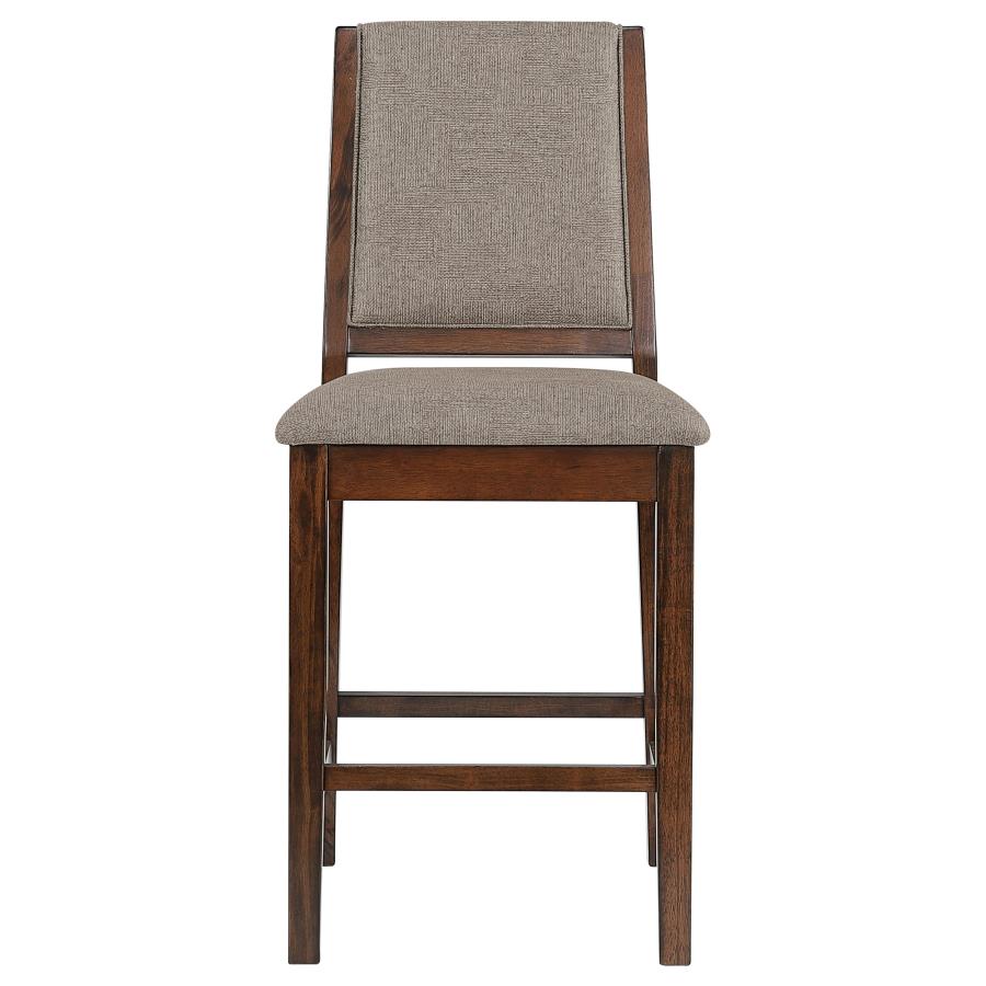 (image for) Patterson Upholstered Counter Chair Mango Oak (Set of 2)