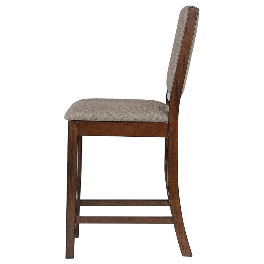 (image for) Patterson Upholstered Counter Chair Mango Oak (Set of 2)