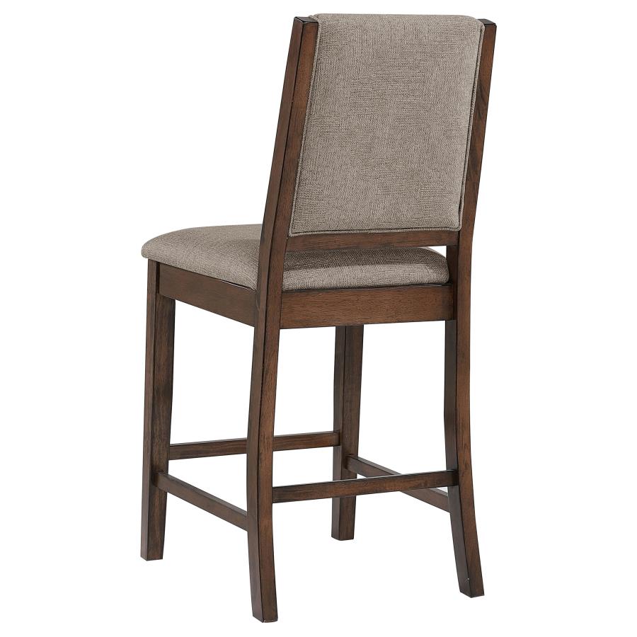 (image for) Patterson Upholstered Counter Chair Mango Oak (Set of 2)