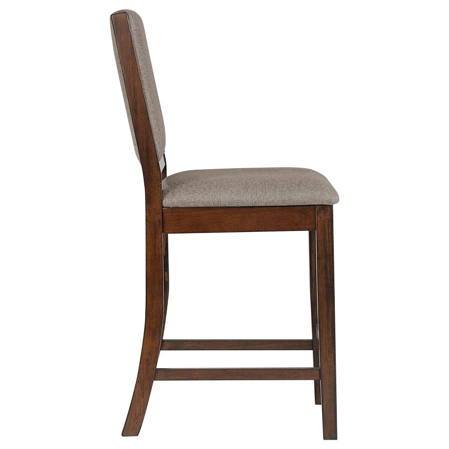 (image for) Patterson Upholstered Counter Chair Mango Oak (Set of 2)